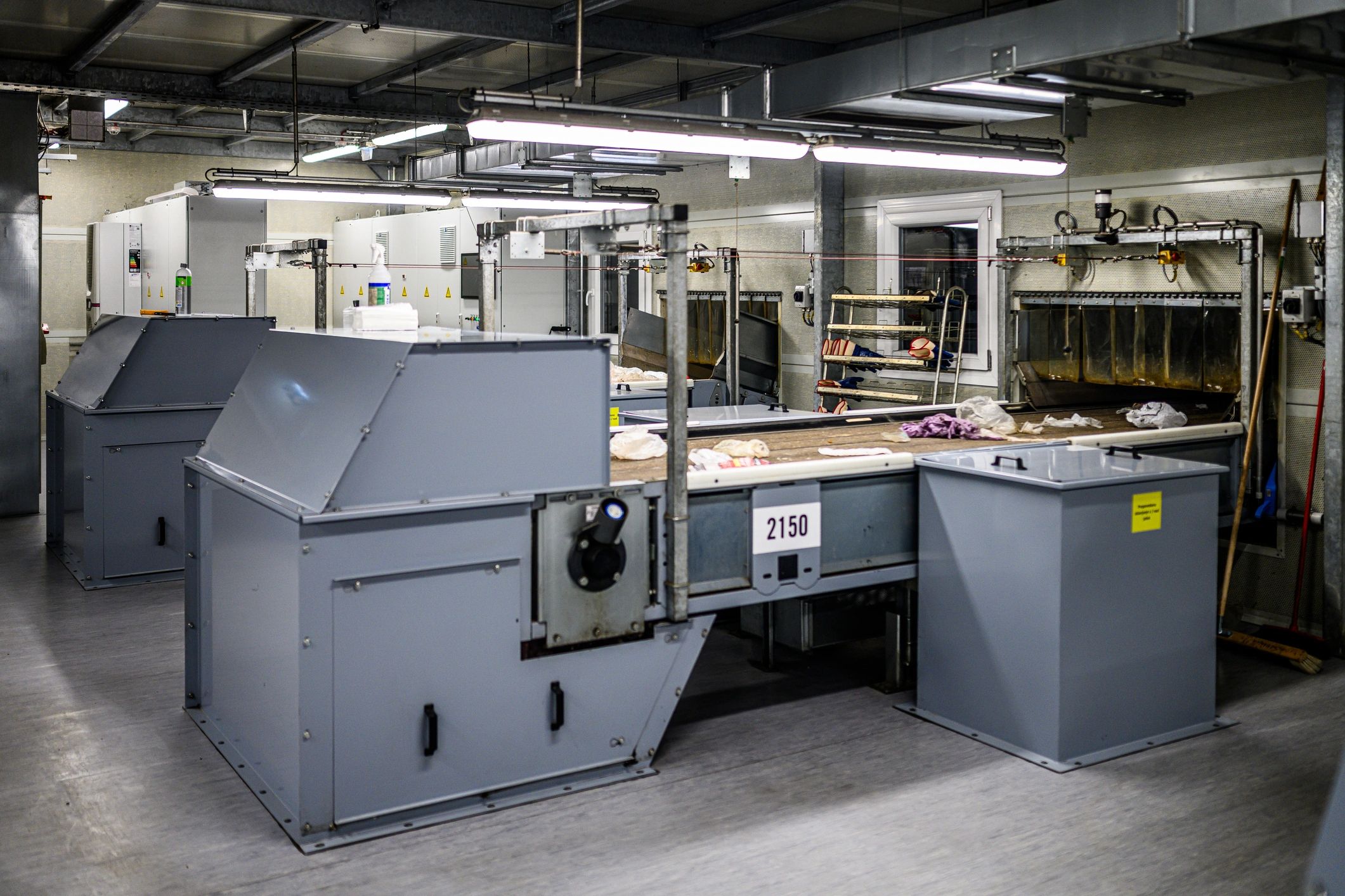 Commercial production environment representing professional print operations